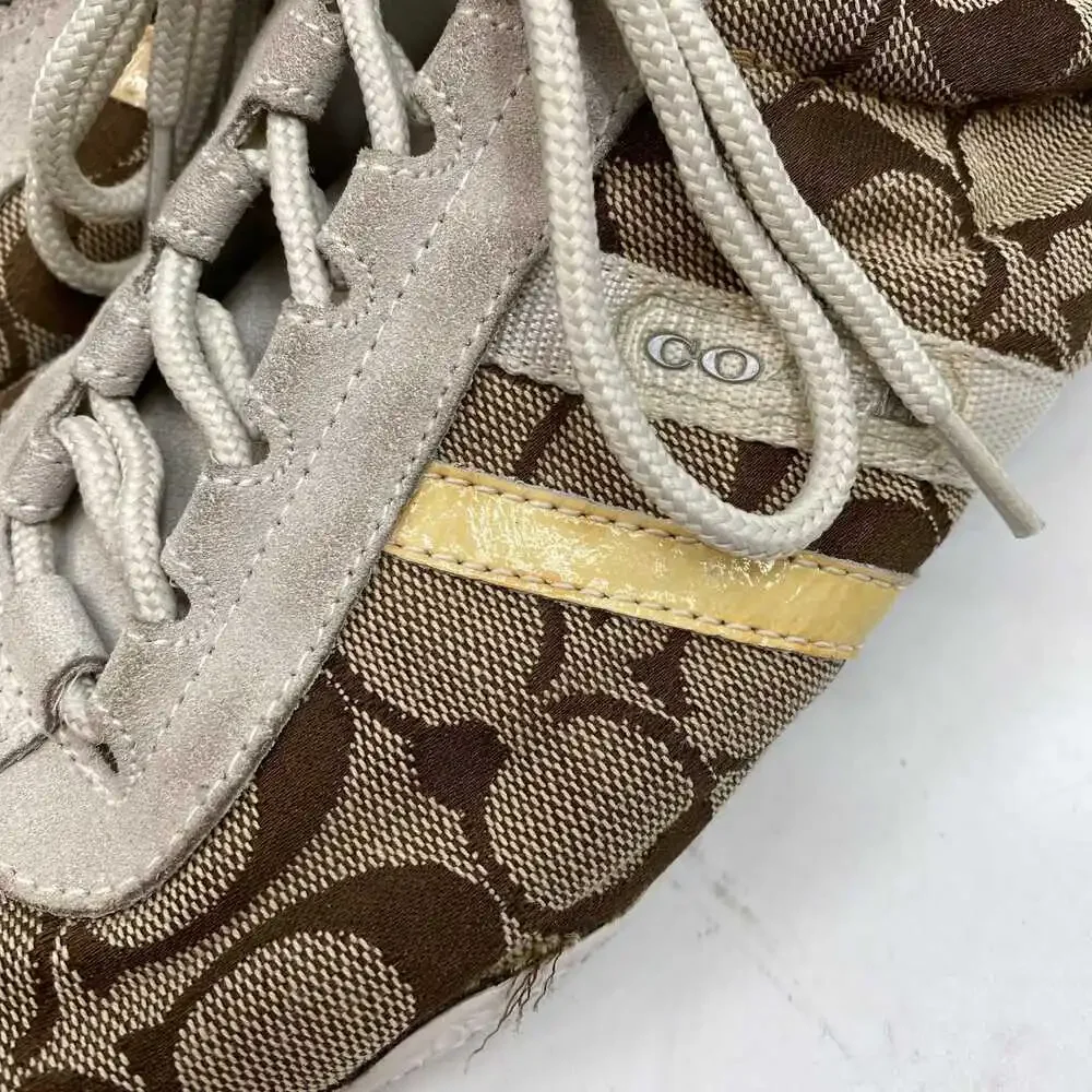 Coach Brown Yellow Katelyn Sneakers | Women’s US9.5 Regular